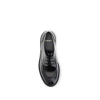 Saint Laurent Leather Lace-Ups