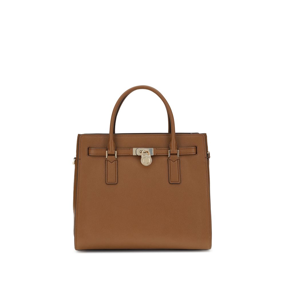Michael Kors läderaxelväska