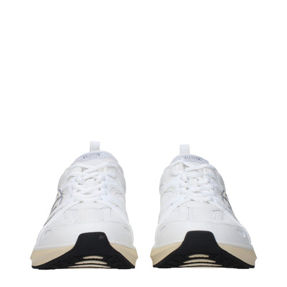 Valentino Garavani vita atletiska sneakers i tyg