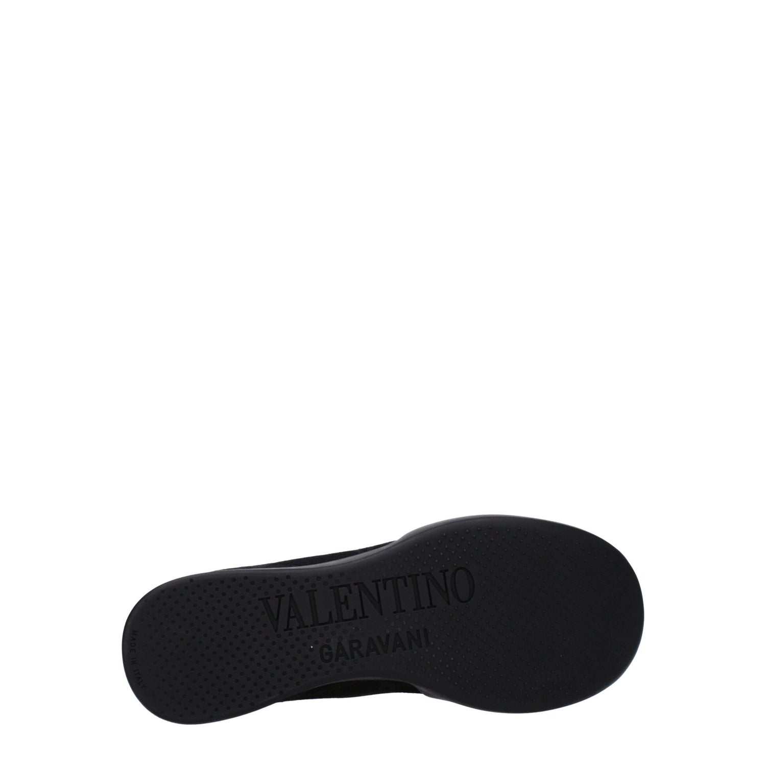 Valentino Garavani svarta höga skor i tyg