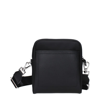 Dolce &amp;amp; Gabbana svarta tygaxelväskor