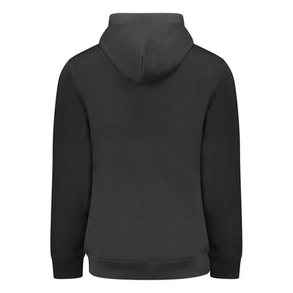 Tommy Hilfiger &quot;Black Cotton Men Sweater with Central Pocket&quot;